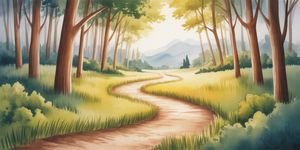 Timeline showing progression from storm clouds to clear skies